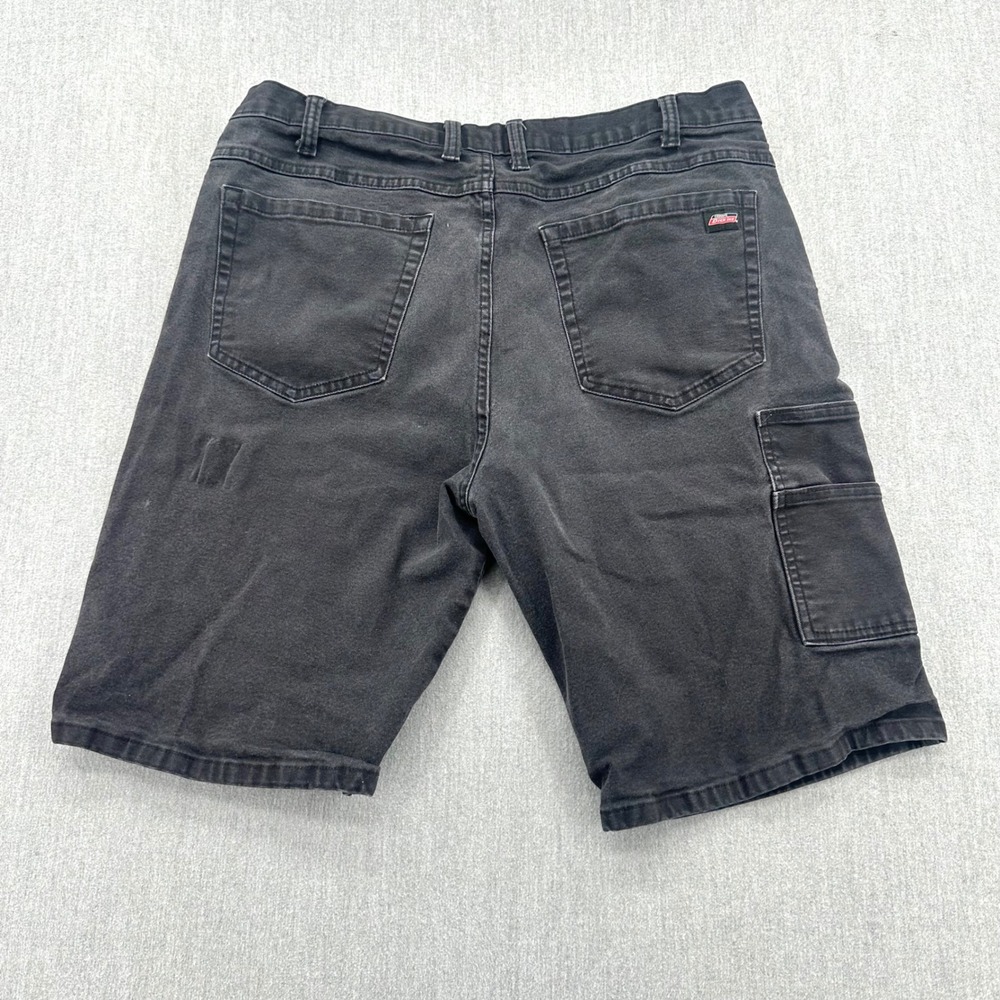 Dickies Carpenter Shorts Mens 36 Black Relaxed Fit Utility Canvas Pocket Work